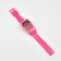 Watch of Electronic nursery, with a calculator, silicone strap, L-21 cm, pink