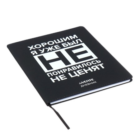 The universal diary for grade 1-11 “Good I was already!”, Integral cover, artificial leather, silkography, lies, 80 g/m2-1