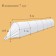 The greenhouse is stitched, length 6 m, 7 arcs of plastic, arc L = 2.4 m, d = 16 mm, spanbond 35 g/m², “successful”