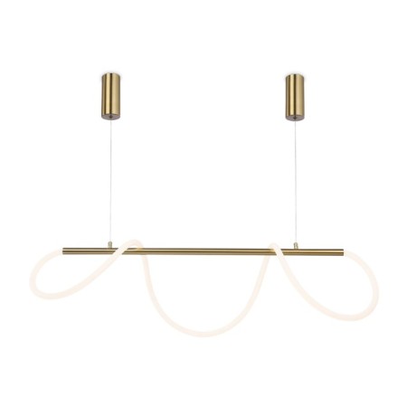 LED LED suspension with the remote control Ambrella Light, Line, FL10535, LED, 53 W, 3975LUM, 3000-6400K, Brass color