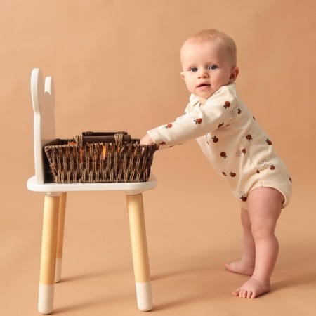 Body with DL. Sleeve Kroshka I oranges p. 74-80, milk-3