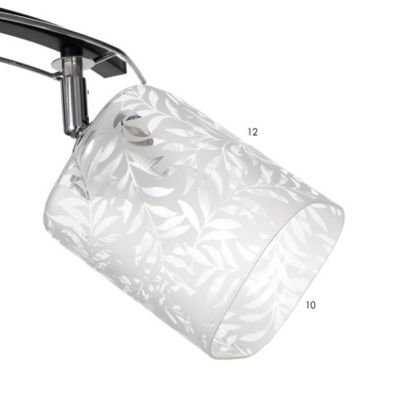 Chandelier 2773/3 E27 40W Black-chromium 52x20x15 cm Bayerlux-5