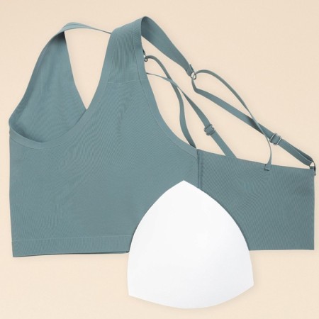Top female, size 42, khaki color-4