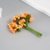 A set of decorative bouquets (12 pcs) "Berries" length 9.5 cm, orange