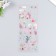 Plastic sticker "Birds and flowers" with silver stroke 10x27 cm