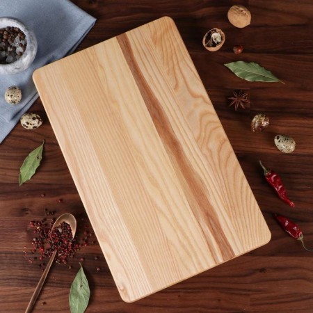 Groot board "rectangular", for serving and serving, 40x25 cm, array of ash-1