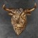 Suspended decor "Bull Head" 30x54x60cm