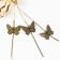 Hair crab with a chain "Tender as a flower", 12 x 6 x 3 cm