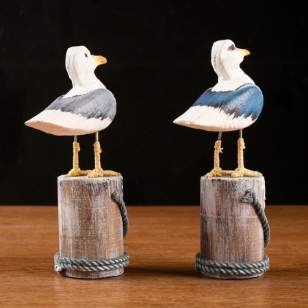 Interior souvenir "Seagull on the stump" 11x7x21cm mix-2