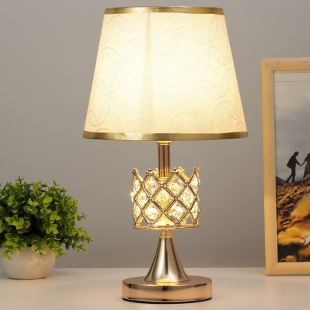 Crohn's table lamp E27 40W gold 21x21x37cm-1