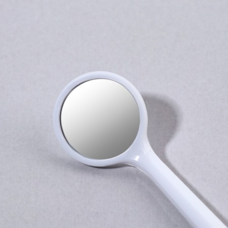 Mirror for eyelash extensions, D mirror surface 1.9 cm, white color-3