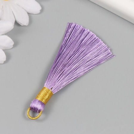 Decor for creativity textiles "Brush. Olivia" Lilac set 2 pcs 8x1.2 cm-2