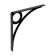 Decor bracket, 245x245, 2 pcs, black color