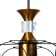 Bayerlux lamp "Infinity" E27 40W Black 15.5x15.5x18-118 cm