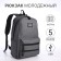 Youth backpack from lightning textiles, USB, 5 pockets, gray color