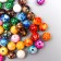 Beads for creativity plastic "Marble. Assorted" d = 0.8 cm set 20 g