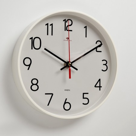 Watching, interior, silent, d-19.5 cm, white-5