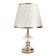 Lauren table lamp E27 40W gold 24x24x42 cm Risalux