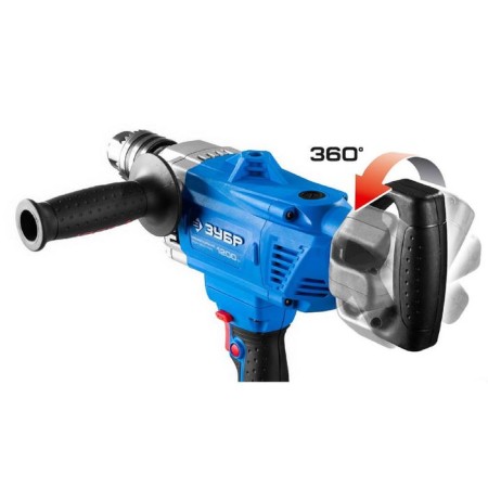 DRAS-MICCER "ZABR" Zdm-1200 RMM2, reverse, cartridge 16mm, 0-850ob/min, 1200W-3