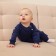 Combineson children's minku color dark blue, height 74-80 cm