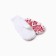 Double female mittens, white color, river 18
