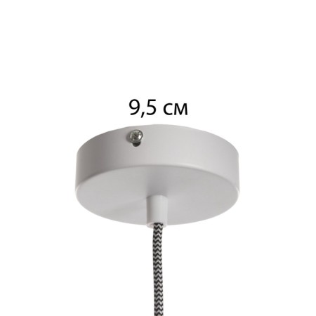 Lamp "Delsi" G9 White 12.5x12.5x19-169 cm-4