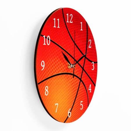 Watch wall "basketball", discrete move, d-23.5 cm-1