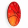 Watch wall "basketball", discrete move, d-23.5 cm