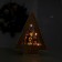 New Year's decor with backlight "Christmas tree with a deer" 18 × 5.5 × 23 cm