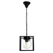 Sadovo-park lamp Feron PL715, IP44, E27, 60 W, 250x250x890 mm, black color