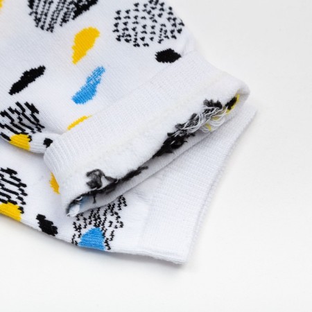 Women's socks minku "Cosmos", white color, size 38-39 (25 cm)-1