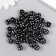 Beads for creativity Plastic "Black Playing Cube" White Points set 20g 0.8x0.8x0.8 cm 78118