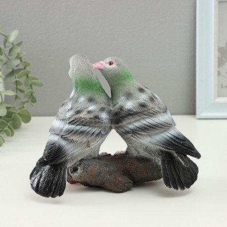 Figure "Pigeons in love" 7x18.5x15cm-3