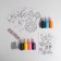Set for creativity “Color stained -glass windows: unicorn”, 20 pcs in a set