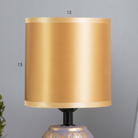 Table lamp "Diana" E27 40w eggplant-gold 13x13x27.5 cm-2