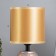 Table lamp "Diana" E27 40w eggplant-gold 13x13x27.5 cm