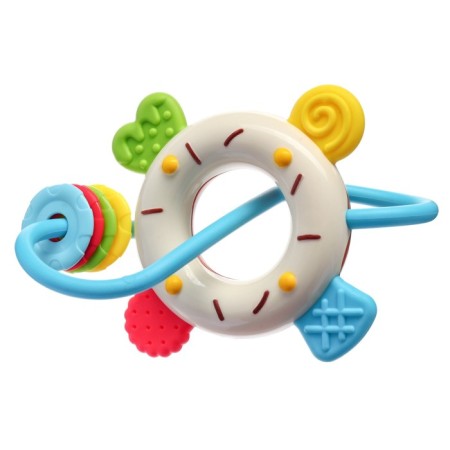 A set of rattles "Sweets", with elastic elements, 7 pcs, color mix-2