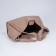 Bag Women's Tout on the button, a lightning cosmetic bag, beige color