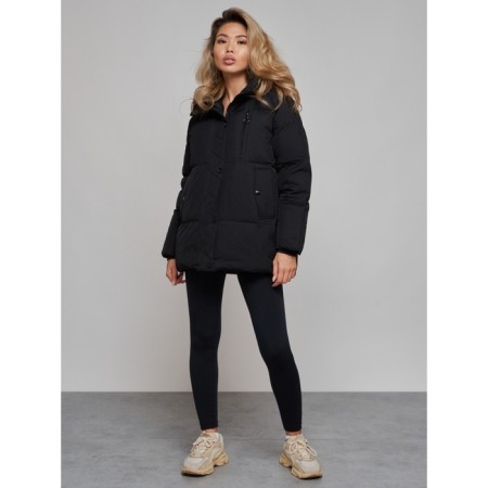 Winter jacket, size 44, black color-2