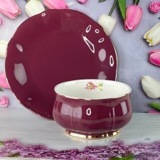 Set of salad bowls and plates Lenardi Multicolor, 12 pcs