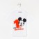 T-shirt "My 1st Birthday", Mickey Mouse, Belaya, R.26, height 74-80 cm