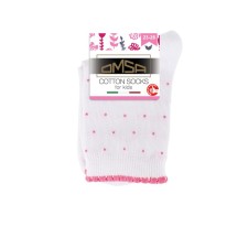 Носки детские OMSA kids Calzino 22P31 в горошек Bianco, размер 19-22