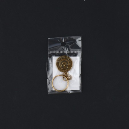 A keychain for keys, metal, amulet "Wealth" Diam. 2.5 cm-4