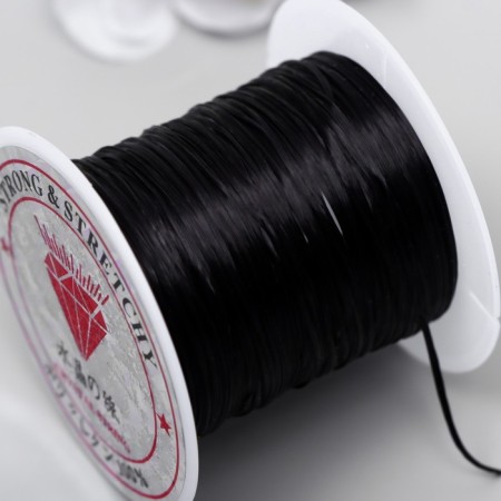 Glass for beads 0.8 mm, 10 m, black-2