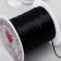 Glass for beads 0.8 mm, 10 m, black