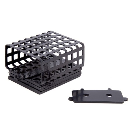 Feeding feeder "Yaman" rectangular 150 g, metal, removable plastic bottom, units. 10 pcs.-5