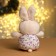 Soft toy "Rainbow mood", bunny