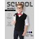 Knitted vest for a boy Amarobaby Pure Love School, height 140 cm, color black