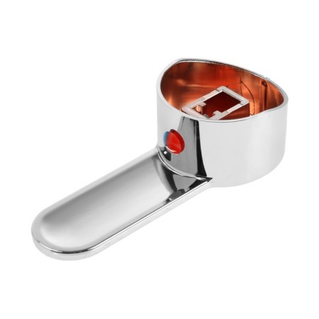 Zein mixer handle, under a 35 mm cartridge, plastic, chrome-2