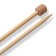 Sleeps are straight, bamboo, 5.0 mm/33 cm, 2 pcs